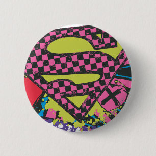 Macaron Rond 5 Cm Supergirl X