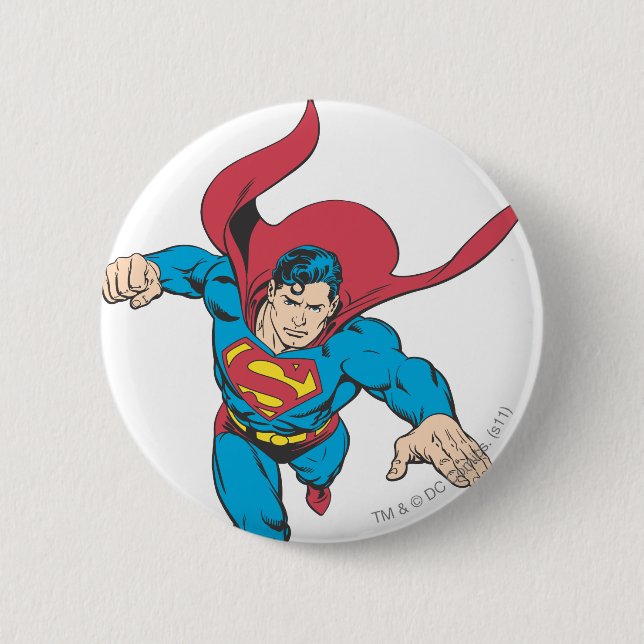 Macaron Rond 5 Cm Superman 19 (Devant)