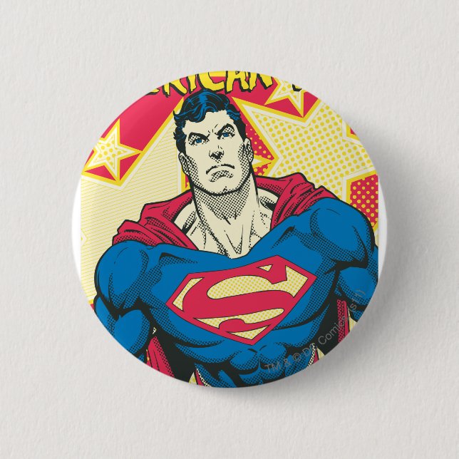 Macaron Rond 5 Cm Superman 29 (Devant)