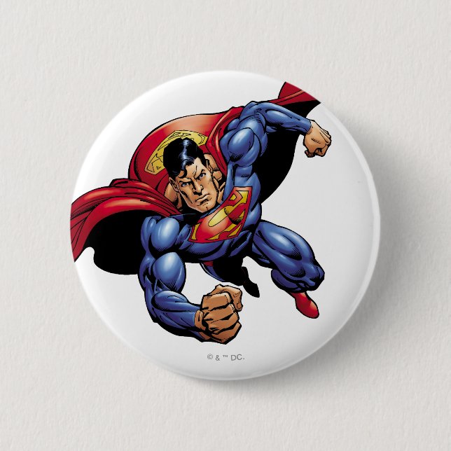 Macaron Rond 5 Cm Superman 31 (Devant)