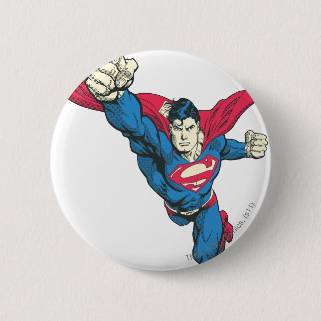 Macaron Rond 5 Cm Superman 83 (Devant)