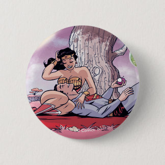Macaron Rond 5 Cm Superman/Wonder Woman Couverture comique #14 Varia