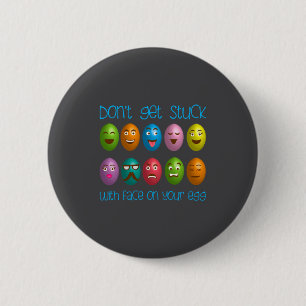 Macaron Rond 5 Cm Sur Don Get Visage Œuf Coincé