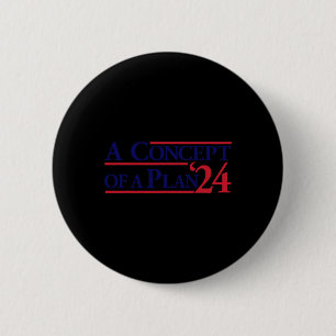 Macaron Rond 5 Cm Sur Le Concept D'Un Plan Drôle Anti Trump