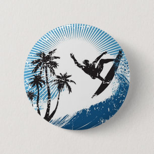 Macaron Rond 5 Cm Surf