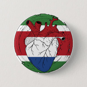 Macaron Rond 5 Cm Surinamais Surinam Koningsdag Néerlandais Pays-Bas