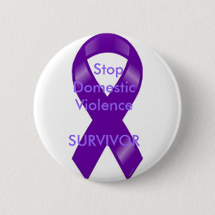 Macaron Rond 5 Cm Survivant de violence familiale