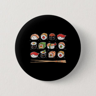 Macaron Rond 5 Cm Sushi Anime Kawaii Nourriture japonaise Lover Otak