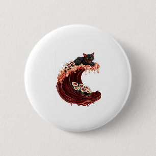 Macaron Rond 5 Cm Sushi Cat Dreams � Quirky Japonais Nourriture Kitt