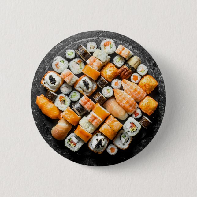 Macaron Rond 5 Cm Sushi platter (Devant)