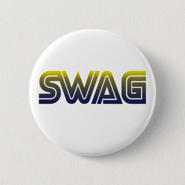 Macaron Rond 5 Cm Swag (Devant)
