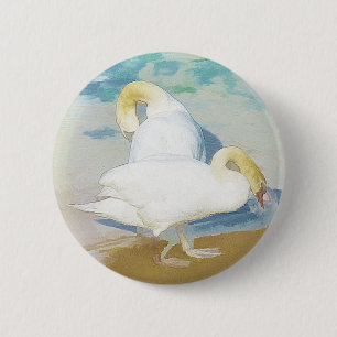 MACARON ROND 5 CM SWANS