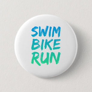 Macaron Rond 5 Cm Swim Bike Run superbe design