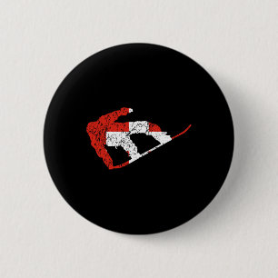 Macaron Rond 5 Cm Swiss Snowboarder Suisse Cool Drapeau Snowboardi