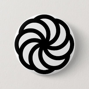 Macaron Rond 5 Cm Symbole arménien d'éternité