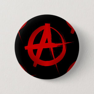 Macaron Rond 5 Cm Symbole d'anarchie
