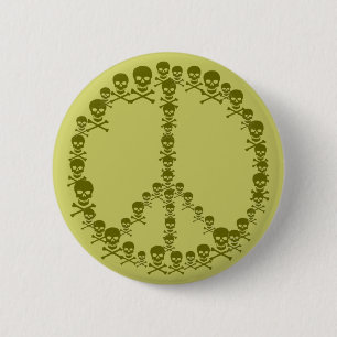 MACARON ROND 5 CM SYMBOLE DE LA PESTE