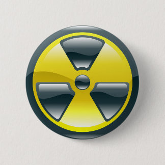 Macaron Rond 5 Cm symbole de rayonnement
