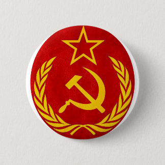 Macaron Rond 5 Cm symbole de Russe de communisme
