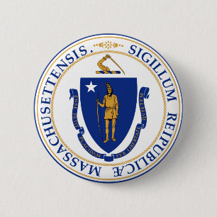 Macaron Rond 5 Cm Symbole f de république de l'Amérique de joint