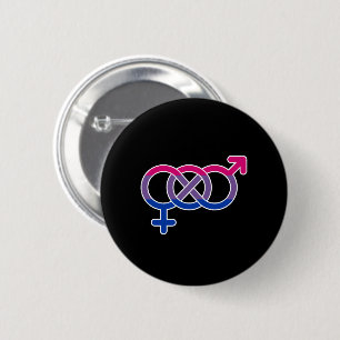 Macaron Rond 5 Cm Symbole genre de bisexualité