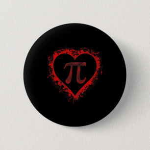 Macaron Rond 5 Cm Symbole Jour Pi Coeur Valentines Jour Garçons Enfa
