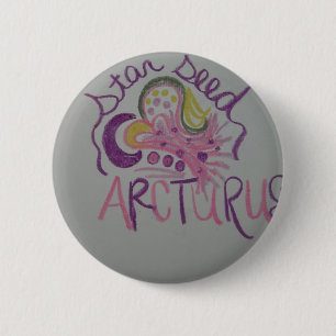 Macaron Rond 5 Cm Symbole léger de langue d'Arcturian Starseed