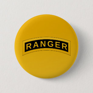 Macaron Rond 5 Cm SYMBOLE MILITAIRE DU RANGER DE L'Armée