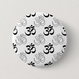 Macaron Rond 5 Cm Symbole Om, Aum