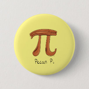 Macaron Rond 5 Cm Symbole Pi Pécan Cadeau Prof de Maths Mignon