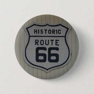 Macaron Rond 5 Cm Symbole rétro de la Route 66