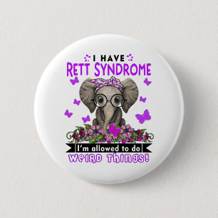 Macaron Rond 5 Cm Syndrome de Rett