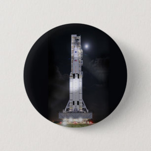 Macaron Rond 5 Cm Système de lancement spatial SLS de la NASA