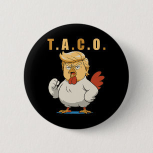 Macaron Rond 5 Cm T.a.c.o. Trump est un taco