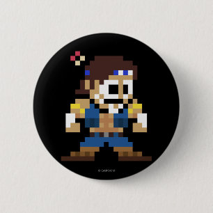 Macaron Rond 5 Cm t. Hawk à 8 bits