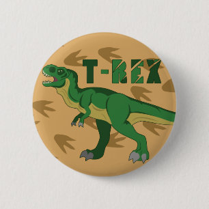 Macaron Rond 5 Cm T-Rex