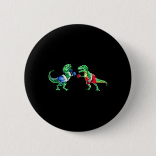 Macaron Rond 5 Cm T-shirt Cadeau Gants T Rex Boxe Enfant Dinosaure
