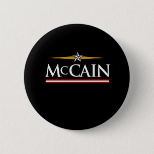 MACARON ROND 5 CM T-SHIRT DE CAMPAGNE DE MCCAIN