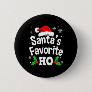 Macaron Rond 5 Cm T-shirt de Noël fun naughty dirty pyjama adulte ho