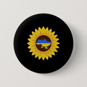 Macaron Rond 5 Cm T-shirt de soutien à l'Ukraine