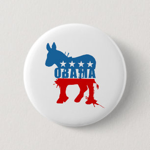 Macaron Rond 5 Cm T-shirt d'Obama