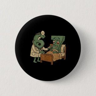Macaron Rond 5 Cm T-shirt drôle 67 Mème Malade Sept Numéro