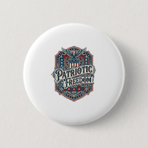Macaron Rond 5 Cm T-shirt graphique vectoriel gospel country patriot