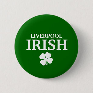 Macaron Rond 5 Cm T-shirt irlandais fait sur commande fier de ville