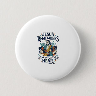 Macaron Rond 5 Cm T-Shirt Jésus Réconfort Fauteuil Healing Inspirat