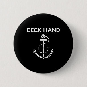 Macaron Rond 5 Cm T Shirt Main D'Equipage Bateau Et Voile