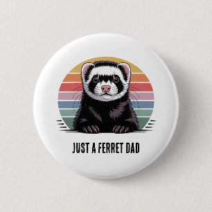 Macaron Rond 5 Cm T-shirt papa furet