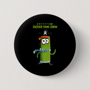 Macaron Rond 5 Cm T Shirt Personnalisé Équipe de Fans de Football Ca