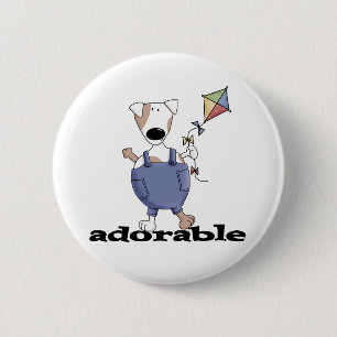 Macaron Rond 5 Cm T-shirts et cadeaux adorables de chien