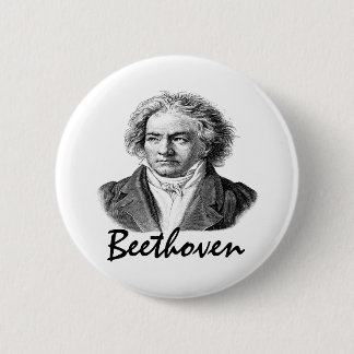 Macaron Rond 5 Cm T-shirts et cadeaux Beethoven